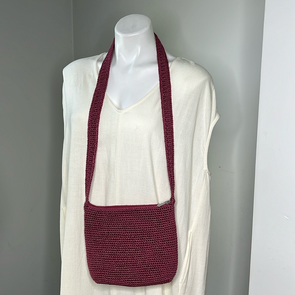 The Sak Knit Pink Crossbody Purse